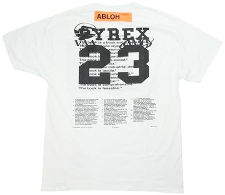 Virgil Abloh x MCA Figures of Speech Pyrex Team Tee White Order Virgil Abloh x MCA Figures of Speech Pyrex Team Tee White