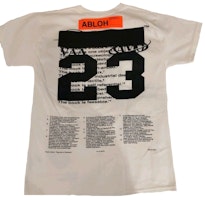 维吉尔·阿布洛 x MCA 演讲主题 Pyrex 团队T恤 (黑色条版) 白色 Order 维吉尔·阿布洛 x MCA 演讲主题 Pyrex 团队T恤 (黑色条版) 白色