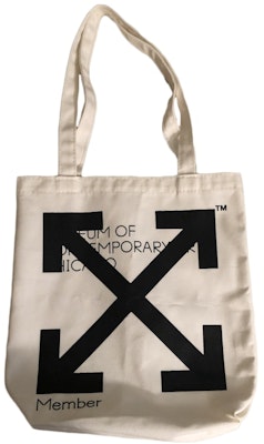Virgil Abloh x MCA Tote Bag White Buy Virgil Abloh x MCA Tote Bag White