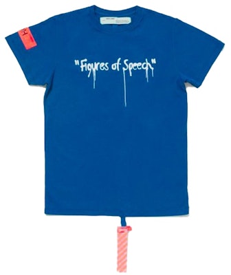 Virgil Abloh x Simon Brown Off-White MCA Figures of Speech Tee Blue Buy Virgil Abloh x Simon Brown Off-White MCA Figures of Speech Tee Blue