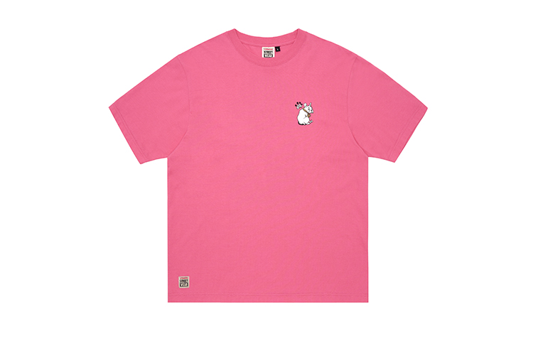 Vision Street Wear Cartoon Letter Print Oversized T-Shirt - Unisex Casual Tee V232NC9024
