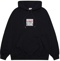 Vision Street Wear Classic Logo Loose Fit Hoodie Unisex - Black V223NB903002