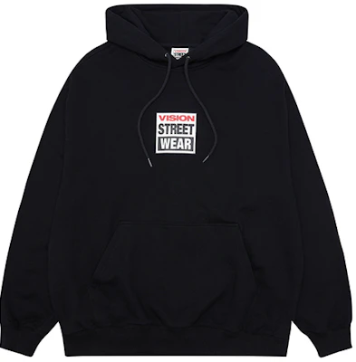 Vision Street Wear Classic Logo Loose Fit Hoodie Unisex - Black V223NB903002 Buy Vision Street Wear Classic Logo Loose Fit Hoodie Unisex - Black V223NB903002
