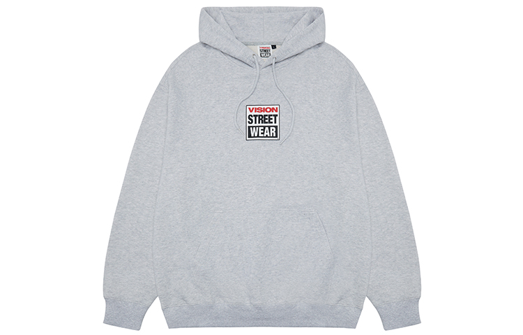 Vision Street Wear Classic Logo Oversized Hoodie Unisex - Grey. V223NB903003