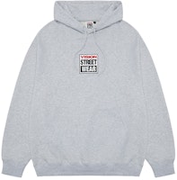 Vision Street Wear Classic Logo Oversized Hoodie Unisex - Grey. V223NB903003 Vision Street Wear Classic Logo Oversized Hoodie Unisex - Grey. V223NB903003