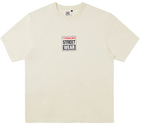 Vision Street Wear Logo Print Oversized T-Shirt Unisex Sand Color. V221NC600111 Buy Vision Street Wear Logo Print Oversized T-Shirt Unisex Sand Color. V221NC600111