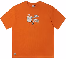 Vision Street Wear Retro Graphic Loose Fit Orange Unisex T-Shirt. V222NC600357 Vision Street Wear Retro Graphic Loose Fit Orange Unisex T-Shirt. V222NC600357