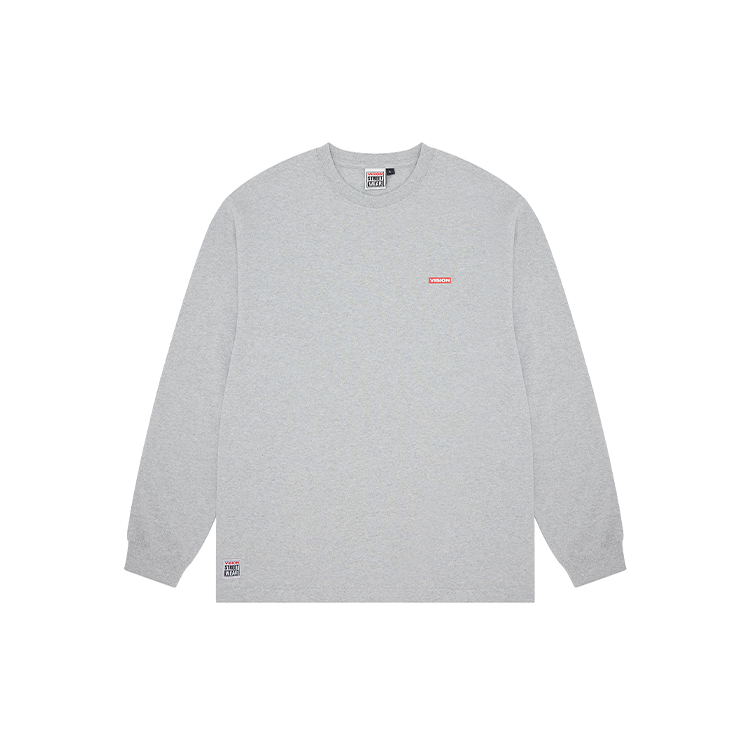 Vision Street Wear Retro Graphic Loose Long-Sleeve Crewneck Tee Unisex V243NC6008