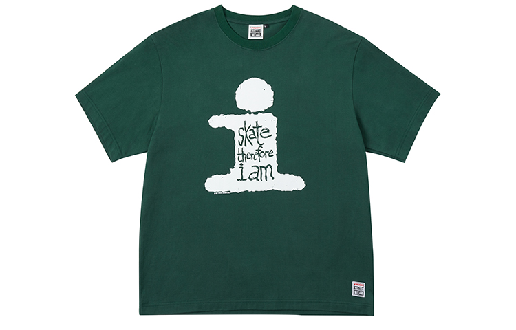 Vision Street Wear Retro Graphic Tee Unisex Crewneck Short Sleeve - Dark Green V213NC600164