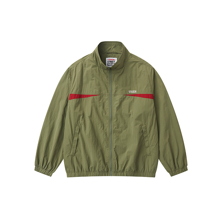 Vision Street Wear Retro High-Street Colorblock Sports Jacket Unisex V244NN9015