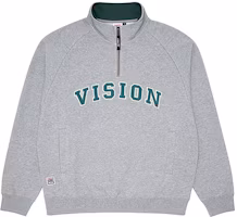 Vision Street Wear Retro Letter Print Zip-Up Sweatshirt Unisex V231NB9004 Vision Street Wear Retro Letter Print Zip-Up Sweatshirt Unisex V231NB9004
