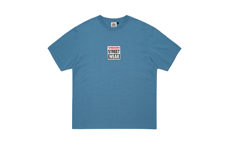 Vision Street Wear Retro Logo Print Unisex Crewneck Short Sleeve T-Shirt V232NC9044