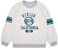 Vision Street Wear Retro Logo Reversible Crewneck Knit Sweatshirt Unisex V241NB5007 Vision Street Wear Retro Logo Reversible Crewneck Knit Sweatshirt Unisex V241NB5007