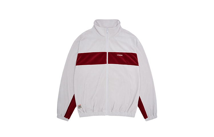 Vision Street Wear Retro Velvet Embroidery Workwear Jacket Unisex V233NN9002
