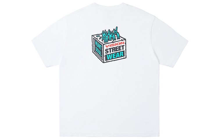 Vision Street Wear x Cyclops Dwarf Cartoon Tee SS22 Unisex White T-Shirt. V221NC601201