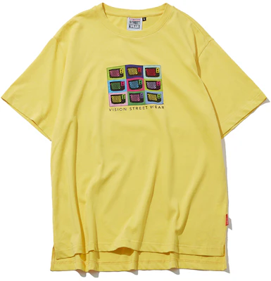 Vision Street Wear Yellow Unisex Casual American Street Style T-Shirt V202NC302807 Buy Vision Street Wear Yellow Unisex Casual American Street Style T-Shirt V202NC302807