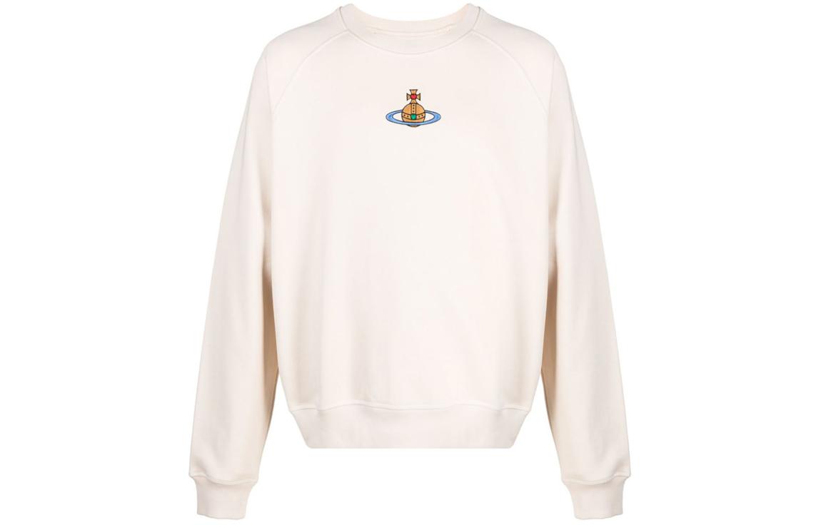 Vivienne Westwood  Beige Logo Graphic Crewneck Pullover Sweatshirt 3I010004-J0006-P402