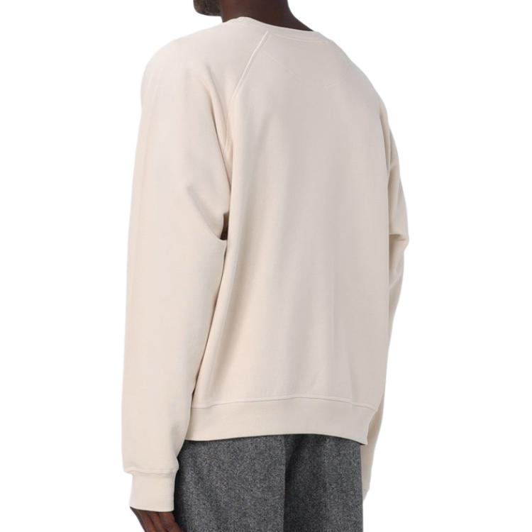 Shop 薇薇恩·韦斯特伍德 米色标志图案圆领套头衫 3I010004-J0006-P402