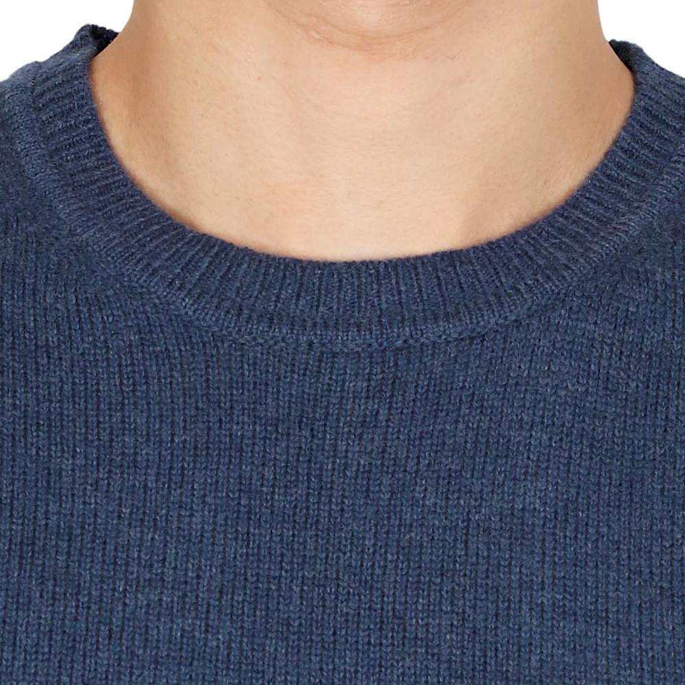 Sizing ヴィヴィアンウエストウッド ブルークルーネックロゴグラフィック半袖ニットセーター 27010013-Y0018-K409