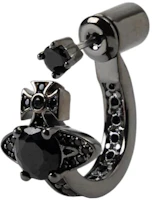 Vivienne Westwood Single ORB Earring Black 2250952175-013 Vivienne Westwood Single ORB Earring Black 2250952175-013
