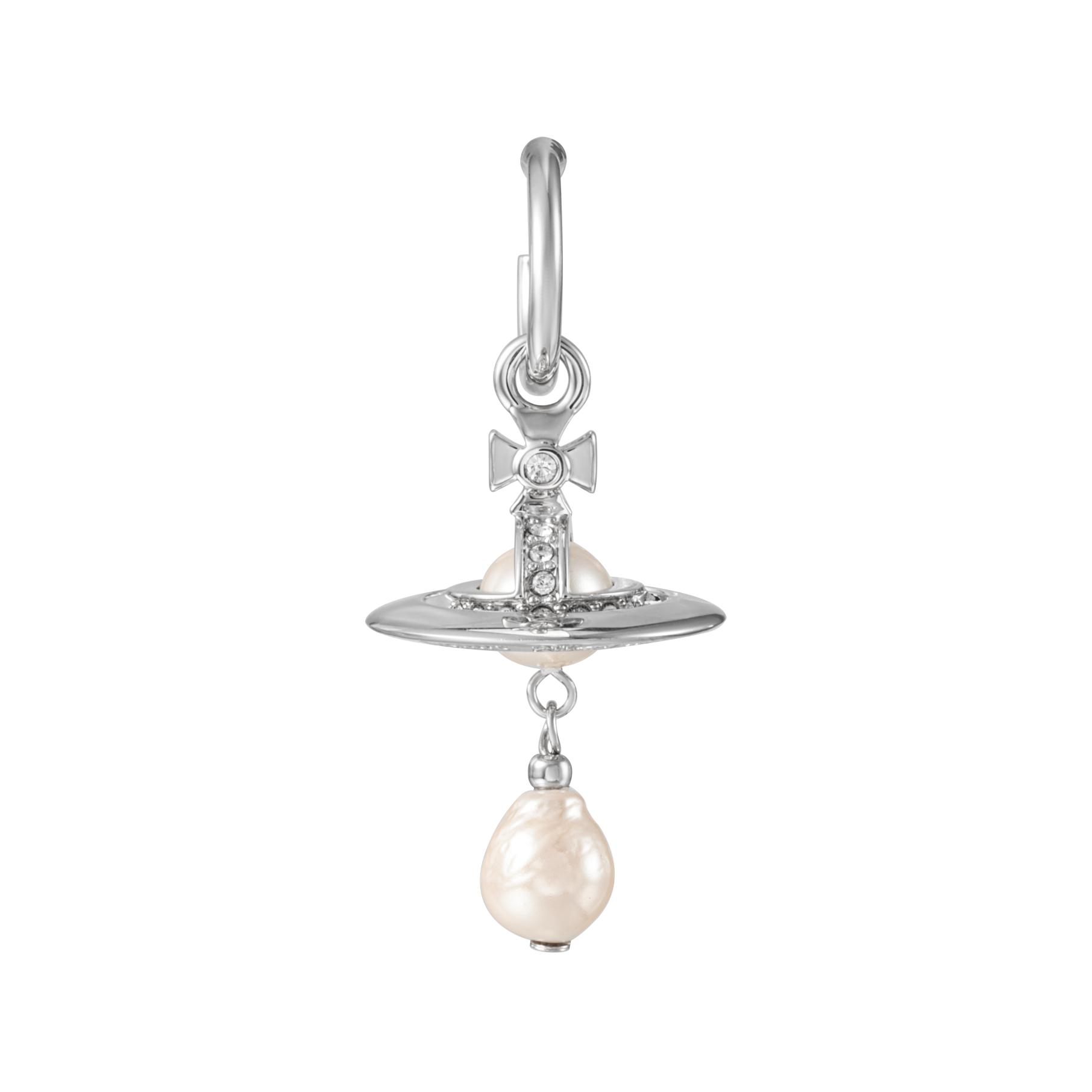 Vivienne Westwood Aleksa Saturn Pearl Earrings Brass Unisex Couple Design. 6203007202P226P226 圖 3