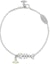 Buy Vivienne Westwood AW24 Lyall 土星吊墜魚骨手鍊 銀色 情侶款 男女通用 8050889776734