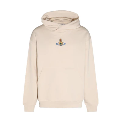 Vivienne Westwood Brown Pattern Print Pullover Hoodie Casual Sweater 3I010003J0006P402