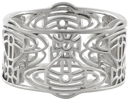 Order Vivienne Westwood Cut-Out Recycled Silver Ring Male Silver. 6401000901P019