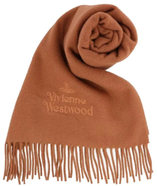 vivienne-westwood-embroidered-lambswool-scarf-unisex-cinnamon-color-81030007-w001-zc-410