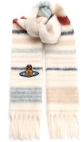 Vivienne Westwood Embroidered Scarf Unisex Couples Style Multicolor Knit 8103014FW00QMJPB401 Vivienne Westwood Embroidered Scarf Unisex Couples Style Multicolor Knit 8103014FW00QMJPB401