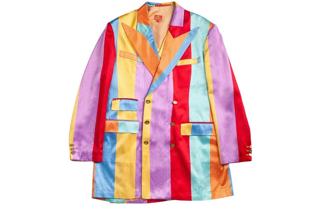 Vivienne Westwood Floral Double-Breasted Long-Sleeve Jacket 0374 1FW920307VTS MULT