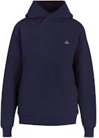 Vivienne Westwood FW22 Saturn Logo Embroidered Hoodie - Blue 3I010003J0006K412 Vivienne Westwood FW22 Saturn Logo Embroidered Hoodie - Blue 3I010003J0006K412