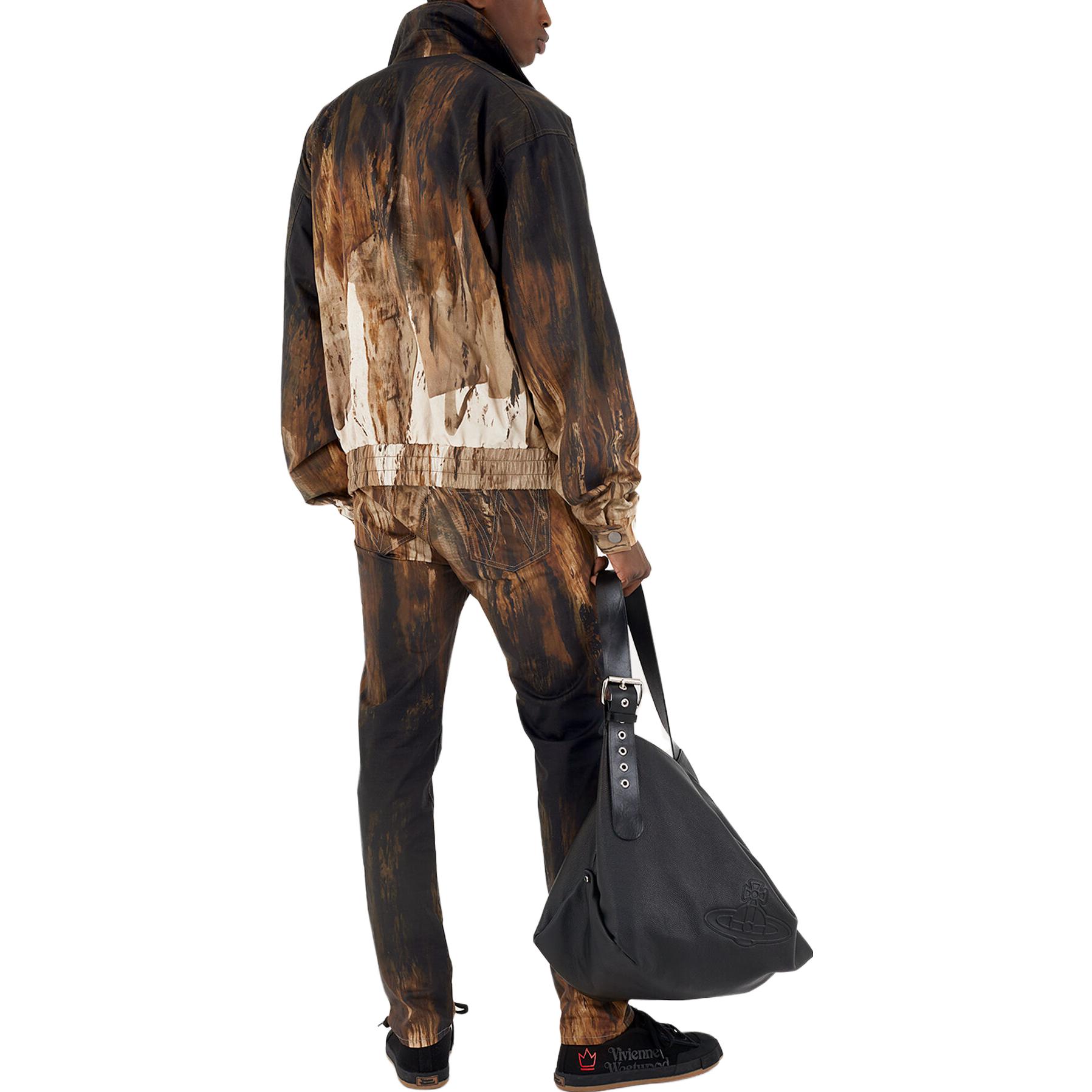 Shop Jaket Cokelat Motif Pria Lengan Panjang Vivienne Westwood FW23. 2203000BW00MHM5BROWN