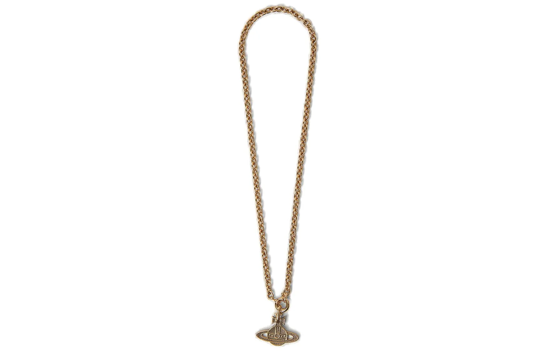 Vivienne Westwood Gold Brass Unisex Necklace for Couples. 6302039002R022R022 圖 3