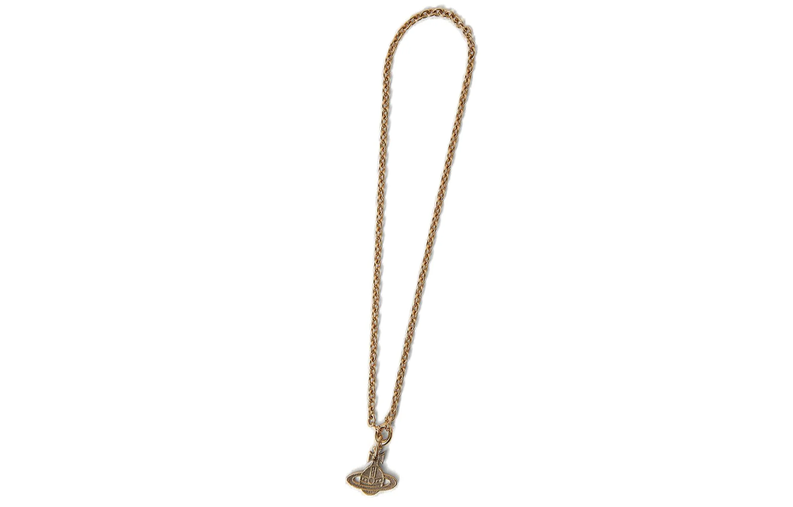 Vivienne Westwood Gold Brass Unisex Necklace for Couples. 6302039002R022R022 圖 4