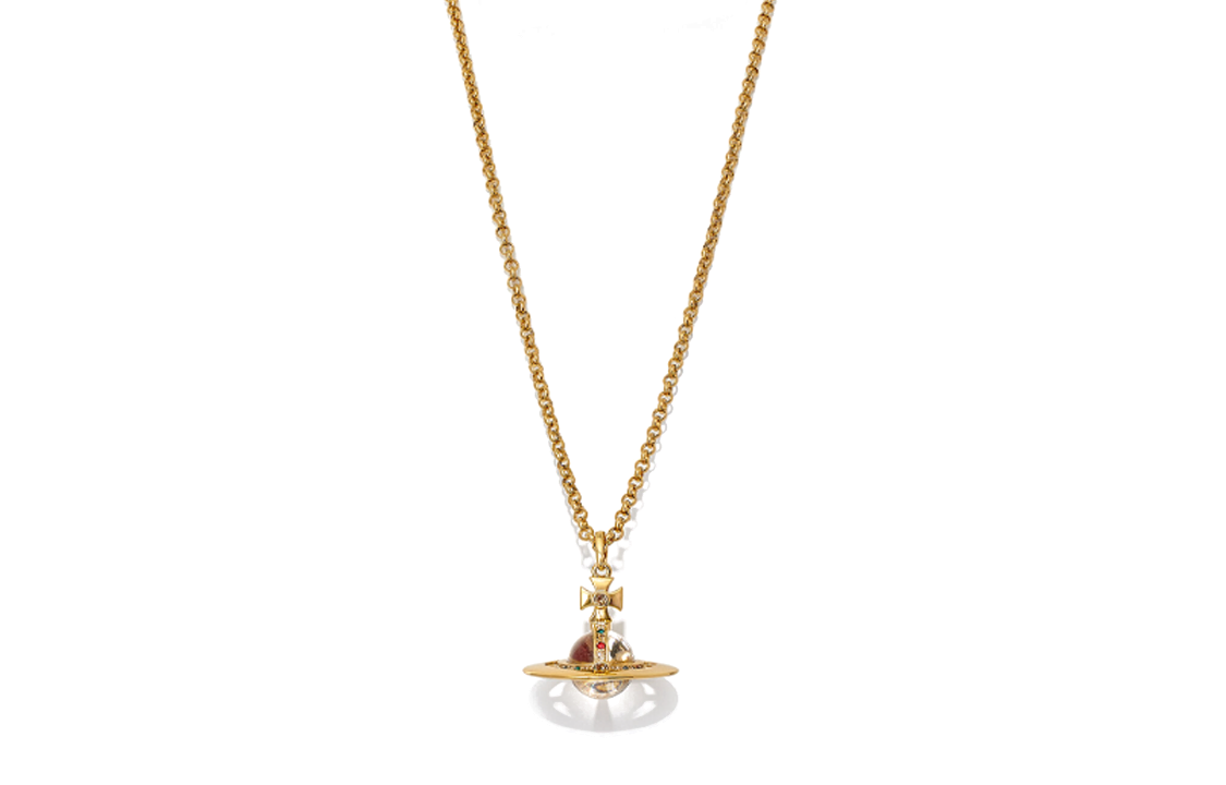 Vivienne Westwood Gold Small Orb Saturn Pendant Necklace Unisex Couples Style. 63020096R001R001 圖 3