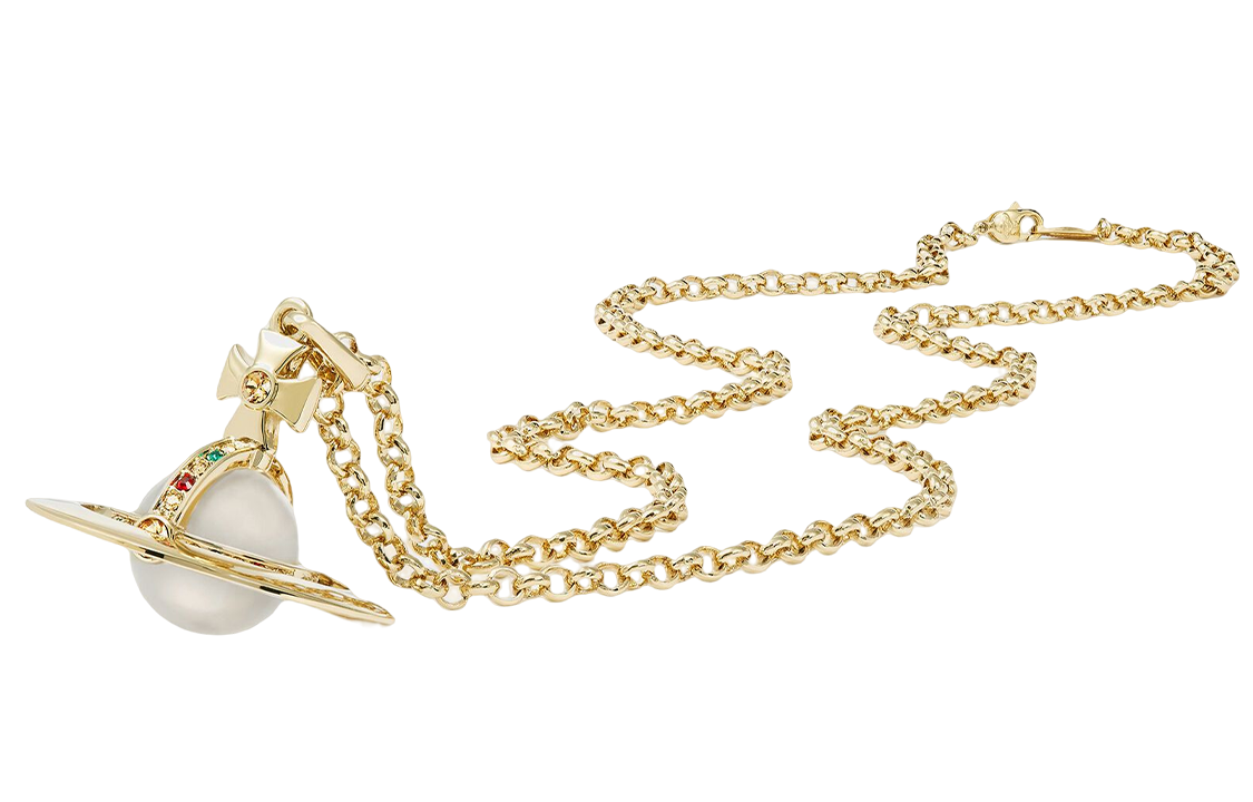 Vivienne Westwood Gold Small Orb Saturn Pendant Necklace Unisex Couples Style. 63020096R001R001 圖 4