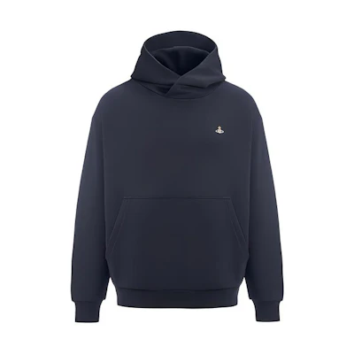 Vivienne Westwood Graphic Print Slim Fit Hoodie Black 3I010003-J0006-N401