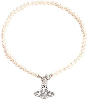 維維安·魏斯伍德 Hilario 銀色土星吊墜珍珠項鍊 銀色. 6301010X02P235IMP235 Order 維維安·魏斯伍德 Hilario 銀色土星吊墜珍珠項鍊 銀色. 6301010X02P235IMP235