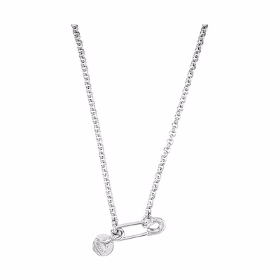Vivienne Westwood IMOGENE Paperclip Necklace Silver Brass Unisex. 6301010B02P019P019