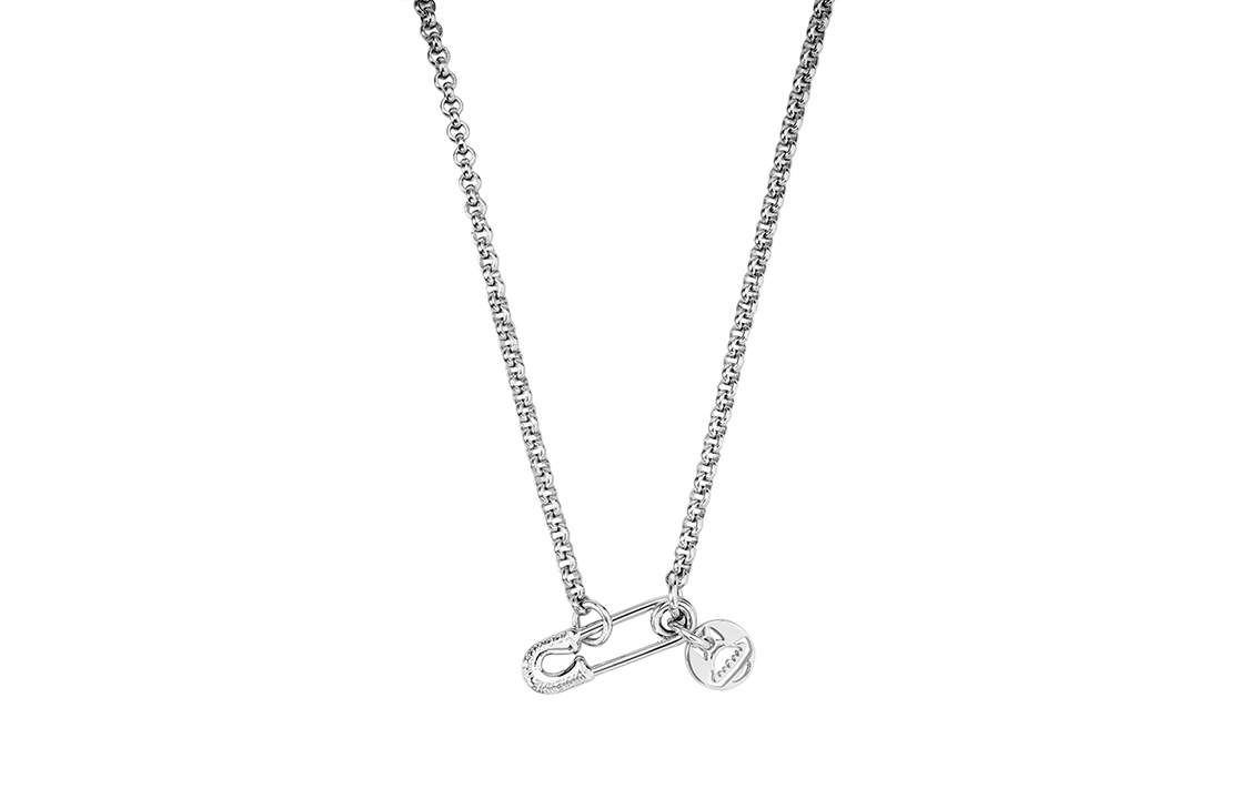 Vivienne Westwood IMOGENE Paperclip Necklace Silver Brass Unisex. 6301010B02P019P019 圖 2