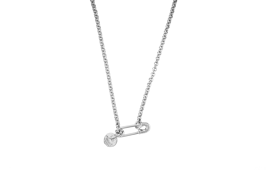 Vivienne Westwood IMOGENE Paperclip Necklace Silver Brass Unisex. 6301010B02P019P019 圖 3