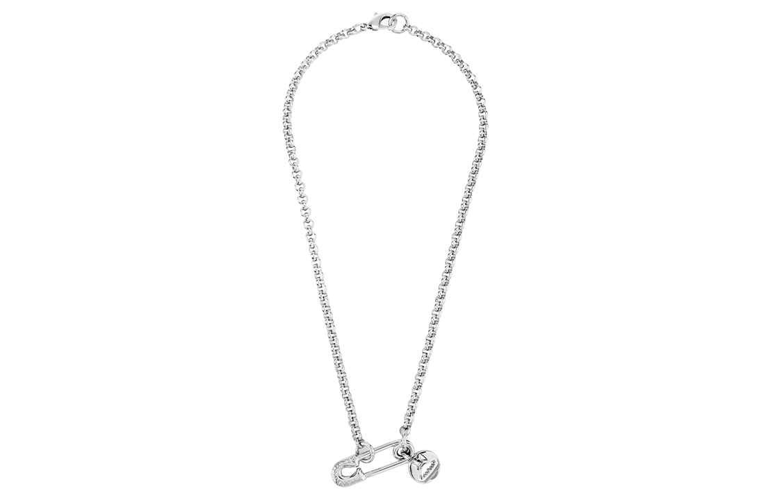 Vivienne Westwood IMOGENE Paperclip Necklace Silver Brass Unisex. 6301010B02P019P019 圖 4