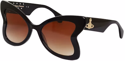 Vivienne Westwood Irregular Logo Sunglasses Unisex Black VW5019001-AC-ACE-MC-BLACK Vivienne Westwood Irregular Logo Sunglasses Unisex Black VW5019001-AC-ACE-MC-BLACK