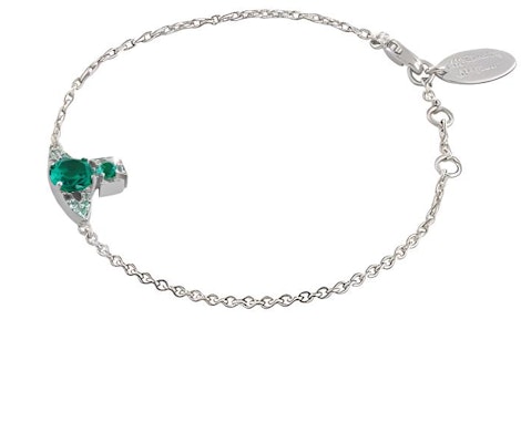 薇薇安·魏斯伍德 Ismene 土星綠寶石銀手鍊 情侶款 8050889846079 Buy 薇薇安·魏斯伍德 Ismene 土星綠寶石銀手鍊 情侶款 8050889846079