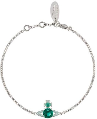 薇薇安·魏斯伍德 Ismene 土星綠寶石銀手鍊 情侶款 8050889846079 Lookbook 薇薇安·魏斯伍德 Ismene 土星綠寶石銀手鍊 情侶款 8050889846079