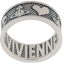 Order Anillo Unisex Plata Vivienne Westwood Kingston Saturno con Calavera Grabada. 6404008001Q001