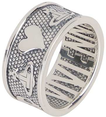 Anillo Unisex Plata Vivienne Westwood Kingston Saturno con Calavera Grabada. 6404008001Q001 Lookbook Anillo Unisex Plata Vivienne Westwood Kingston Saturno con Calavera Grabada. 6404008001Q001
