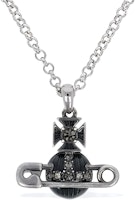 Vivienne Westwood Kitty Pendant Necklace Brass Unisex Couple Design Silver. 630203BT02Q125 Vivienne Westwood Kitty Pendant Necklace Brass Unisex Couple Design Silver. 630203BT02Q125