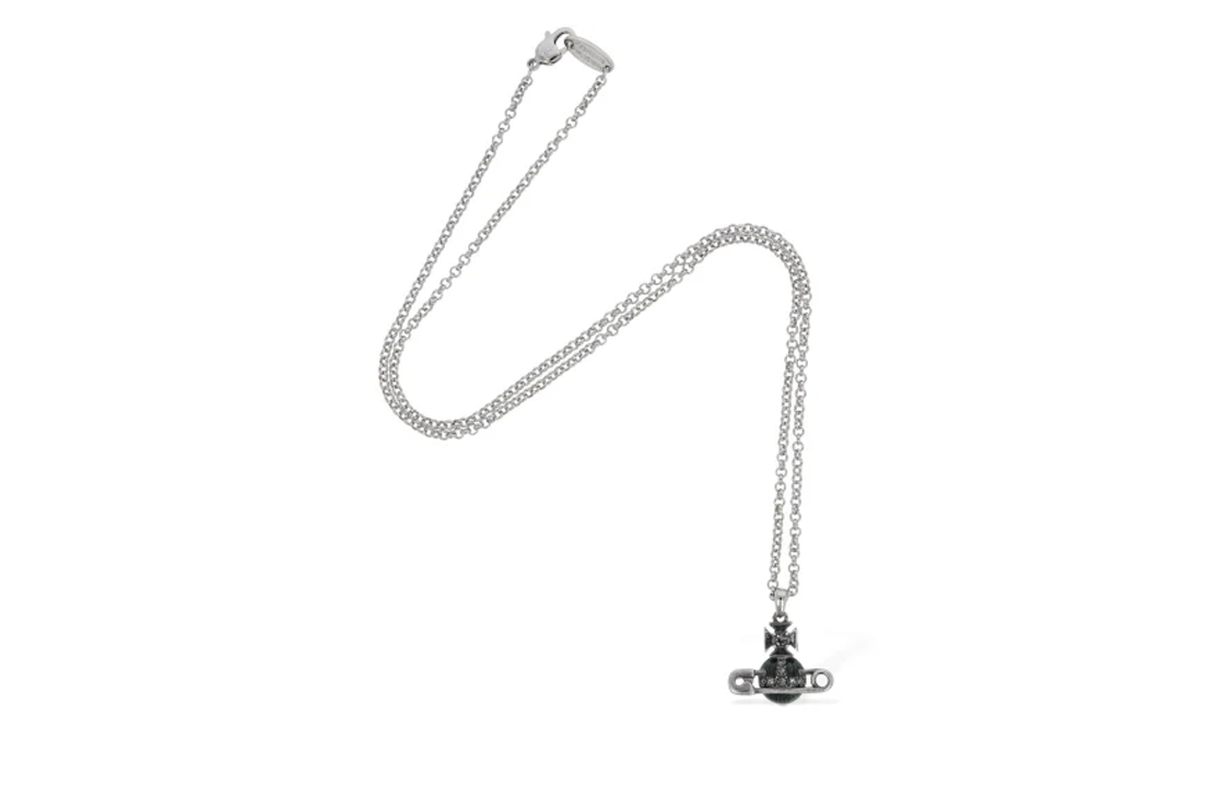 Lookbook 薇薇安·威斯特伍德Kitty吊墜項鍊 男女情侶設計 銀色 630203BT02Q125